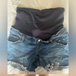 Abercrombie Maternity Denim Shorts